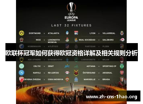 欧联杯冠军如何获得欧冠资格详解及相关规则分析 欧联杯冠军如何获得欧冠资格详解及相关规则分析